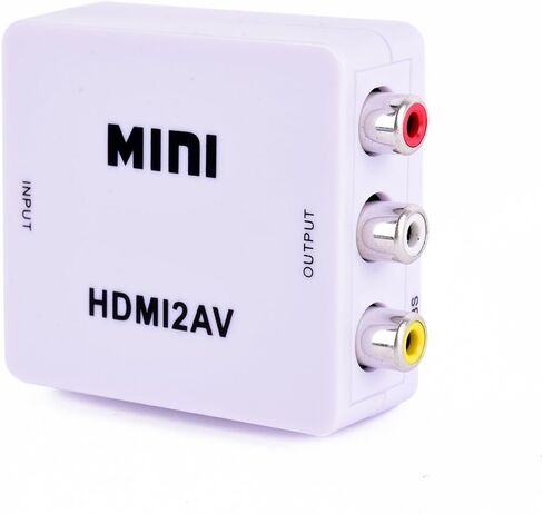 Mini Composite HDMI CVBS RCA to AV Video Converter Adapter 720p 1080p HRCA in Saudi Arabia
