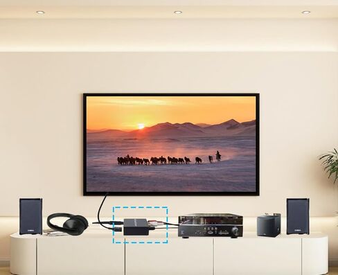 HDMI Arc Audio Extractor/Adapter Cec، HDMI ARC إلى RCA/محول صوت بصري/محوري in Kuwait