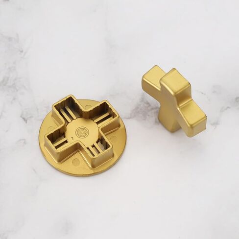 ECSiNG 2Pcs Metal D-Pads Paddles Replacement Parts Directional Pad Kits Compatible with Xbox One Elite Series 2 Compatible with Xbox Elite 2 Core, Gold in Saudi Arabia