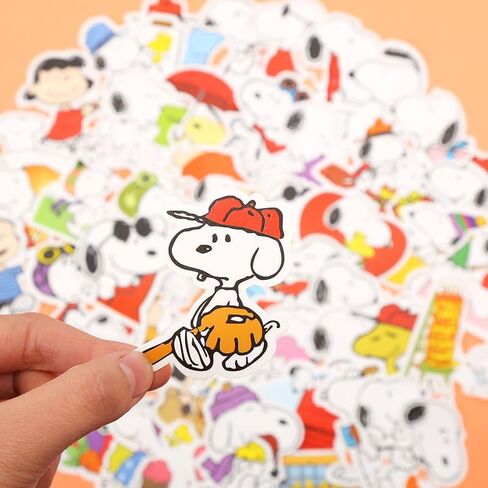 100 White Dog Stickers, Animal Sticker for Kid Aldults Teens, Waterproof Decal, for Wall, Computer, Laptop, Books, Pretty Present for Birthdays, Parties, and Rewards (MIX 100) in Saudi Arabia