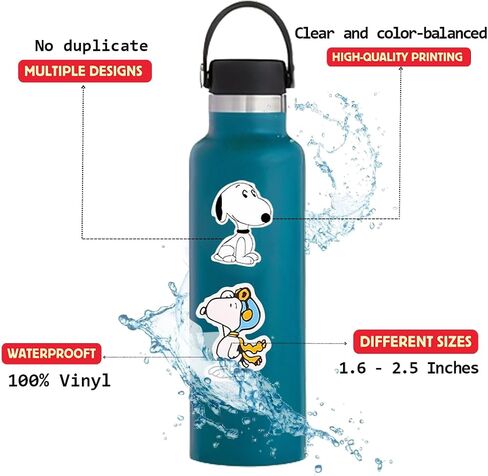 100 White Dog Stickers, Animal Sticker for Kid Aldults Teens, Waterproof Decal, for Wall, Computer, Laptop, Books, Pretty Present for Birthdays, Parties, and Rewards (MIX 100) in Saudi Arabia