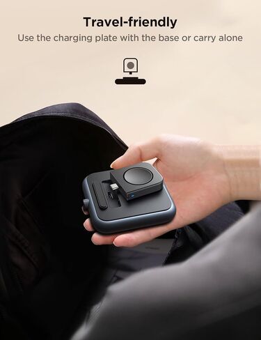 JOYROOM Removable Charging Dock for Samsung Galaxy Watch Compatible with Watch 6/Classic/Watch 5/5 Pro/Watch 4/Classic/Watch 3/Active 2/1, Magnetic Watch Charger with USB C Cable Fast Charging in Saudi Arabia