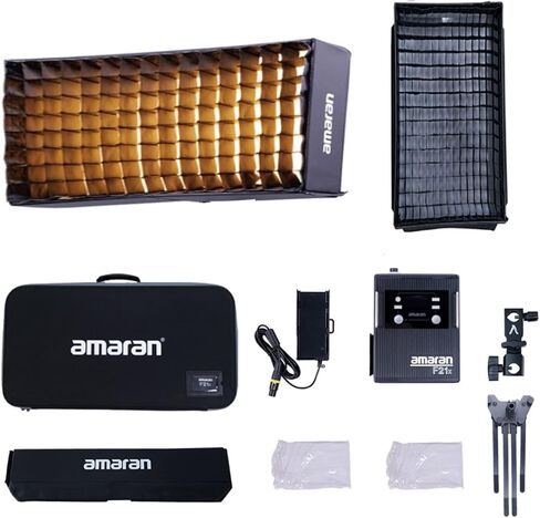Amaran F21x 100W Flex LED Light Mat, Bi-Color 2500K-7500K Video Light Support DMX Sidus Link App Control for Video Photography in Saudi Arabia