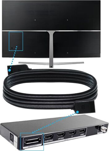 BN39-02210A One Connect Cable Compatible with Samsung TV for UN55KS800F UN49KS7000F UN65MU800D UE78KS9000T 8.4 FT Fiber Optic Cable(BN3902210A) in Saudi Arabia