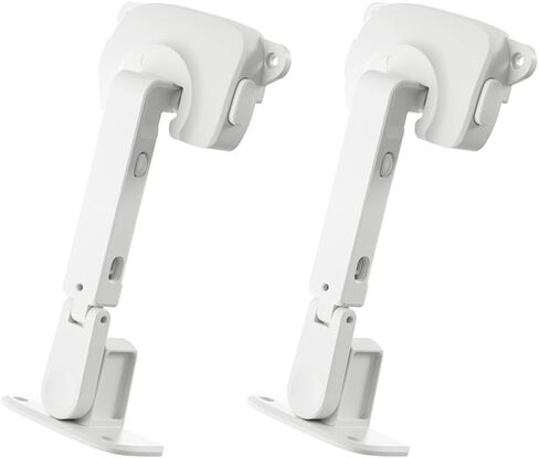 SAFELON 2 قطعة قفل نافذة قابل للتعديل، نافذة قفل للأطفال، مقيدات نافذة سلامة الطفل، قفل أمان نافذة مقاوم للأطفال للأطفال والحيوانات الأليفة (أبيض) in Kuwait