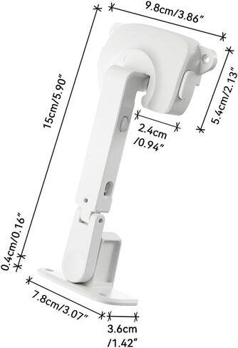 SAFELON 2 قطعة قفل نافذة قابل للتعديل، نافذة قفل للأطفال، مقيدات نافذة سلامة الطفل، قفل أمان نافذة مقاوم للأطفال للأطفال والحيوانات الأليفة (أبيض) in Kuwait