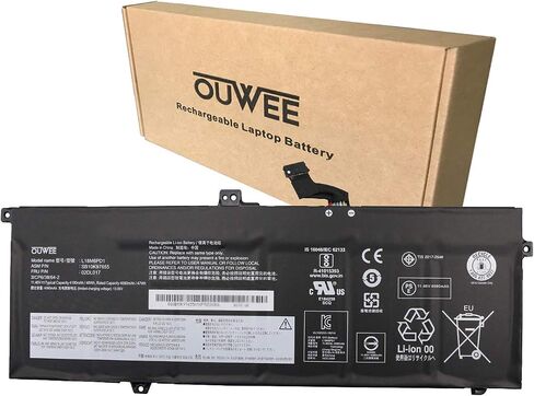 بطارية كمبيوتر محمول L18M6PD1 متوافقة مع Lenovo ThinkPad X13 X390 X395 Series SB10K97655 02DL017 L18M6PD2 02DL018 L18C6PD1 SB10K97657 02DL019 L18D6PD1 02DL020 15.36V 45Wh 2964mAh in Saudi Arabia