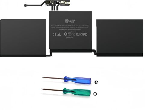 بطارية A1708 (5100 مللي أمبير) - مناسبة لاستبدال بطارية MacBook Pro 13 بوصة A1708 (أواخر 2016-2017)، بطارية A2159 (2019)، بطارية A2289 (2020)، استبدال بطارية A2338 (2020) in Kuwait