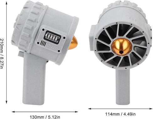 Jet Dry Blower, Electric Air Duster, Stepless Speed Adjustable 12 Blades Jet Blower, 5KG Thrust Powerful Dust Removal, Portable Super for Car, Computer, Keyboard, Lens in Saudi Arabia