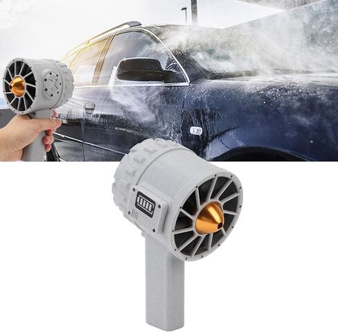 Jet Dry Blower, Electric Air Duster, Stepless Speed Adjustable 12 Blades Jet Blower, 5KG Thrust Powerful Dust Removal, Portable Super for Car, Computer, Keyboard, Lens in Saudi Arabia