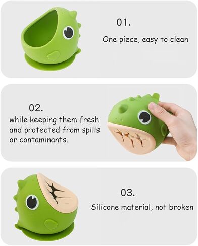 Silicone Snack Cups for Toddlers, Baby Snack Container, Spill Proof Food Container for Toddler and Baby, BPA Free & Dishwasher Safe in Kuwait