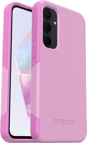 OtterBox Samsung Galaxy A35 Commuter Series Lite Case - BLACK, slim & tough, pocket-friendly, with open access to ports and speakers (no port covers), in Saudi Arabia