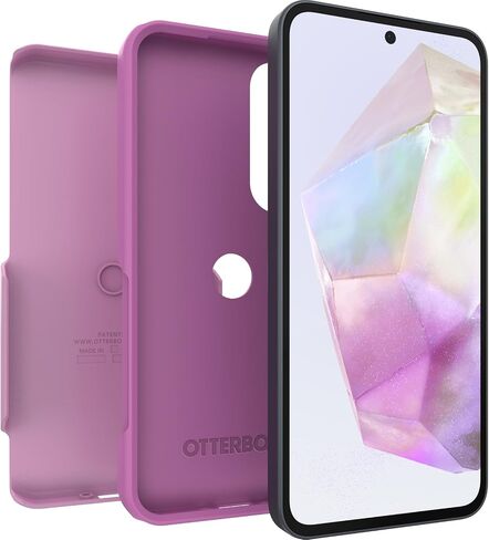 OtterBox Samsung Galaxy A35 Commuter Series Lite Case - BLACK, slim & tough, pocket-friendly, with open access to ports and speakers (no port covers), in Saudi Arabia