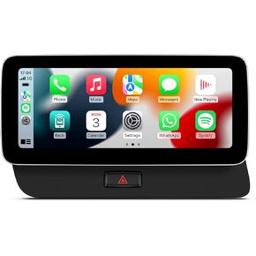 10.25 Inch Car Stereo for Audi Q5 2009-2017 with Audi multimedia system, Upgrade Factory Radio Android Auto Wireless CarPlay Bluetooth IPS Touch Screen Replacement