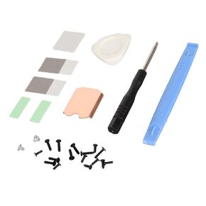 Steam Deck SSD Heatsink Thermal Pad, M.2 2230 NVME SSD Copper Heat Sink Cooling Thermal Pastes Back Cover Opening Tools, Replacements Screwdriver Repair Kit for Stream Deck SSD