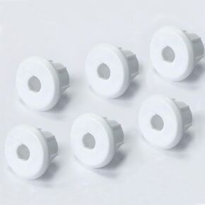 Furniture Wall Hole Bushing Cable Grommet for Starlink Ethernet Cable,Covering 3/4 inch Desk holes,Universal Cable Management Wire Organizer Pass Through Holes Cover Kits,6 Pack (White)