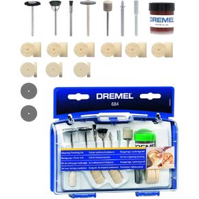 Dremel 684 Polishing Kit - Box with 20 Cleaning and Polishing Accessories and Polishing Paste for Multifunctional Rotary Tools