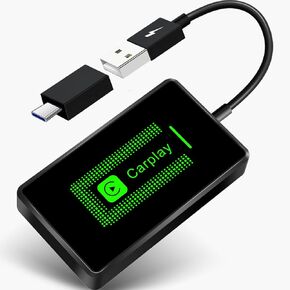 محول CarPlay اللاسلكي لجهاز Apple، اتصال سريع ومستقر USB CarPlay محول لاسلكي لجهاز iPhone تحويل المصنع سلكي إلى محول CarPlay اللاسلكي التوصيل والتشغيل