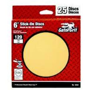 ALI Industries 3243 GLD Stickon Disc 120# 6In