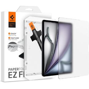 Spigen PaperTouch Tempered Glass Screen Protector [GlasTR EZ Fit PaperTouch] Designed for iPad Air 13 inch M2 (2024) [9H Hardness/Case-Friendly]