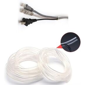 غطاء حماية للقطط والكلاب بطول 20 قدم لكابل USB وسلك الطاقة وكابل الصوت والفيديو، وغطاء سلك أنبوبي يمنع الحيوانات الأليفة من عض الأسلاك والتعرض للصعق بالكهرباء in Kuwait