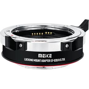 Meike MK-EFTR-071XL Auto Focus 0.71X Speedbooster Locking Mount Adapter for Canon EF Mount Lens to Canon RF S35 Cinema Camera or APS-C Camera C70 R50 R10 R7 Komodo