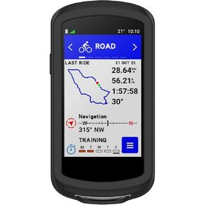 Compatible with Garmin Edge 1040 Protective Case Cover, LOKEKE Silicone Protective Case Cover Shell Skin for Garmin Edge 1040/1040 Plus(Silicone Black)