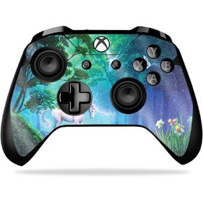 MightySkins Glossy Glitter Skin for Microsoft Xbox One X Controller - Unicorn Fantasy | Protective, Durable High-Gloss Glitter Finish | Easy to Apply, Remove, and Change Styles | Made in The USA
