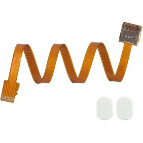 Micro SDHC Card Extension Cable TF Card Adapter FPC Micro SDXC Card reader Extension wire (9.8in/25cm) in Saudi Arabia