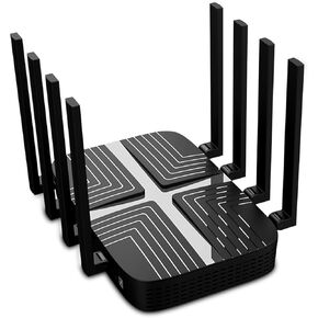 AX3000 Cat9 4G LTE Router with Dual SIM Card Slot Unlocked, Dual Band WiFi 6 Cellular Router with All Gigabit Ports and USB 3.0, Z8102-M2-S-LN940