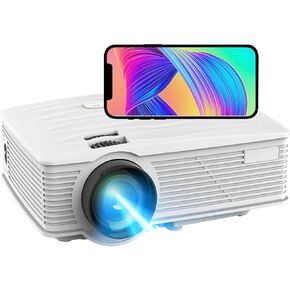 WiFi Laptop Projector computer Projector 2022 Upgrade 5500L 210" Projector for Outdoor Movies, Supports 1080P Synchronize Smartphone Screen by WiFi/USB Cable for Home Entertainment iOS/Android