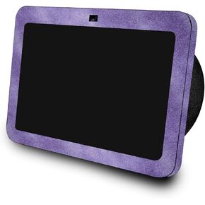 Glossy Glitter Skin Compatible with Amazon Echo Show 8 (3rd Gen, 2023) - Purple Airbrush - Premium 3M Vinyl Protective Wrap Decal Cover - Easy to Apply | Crafted in The USA by MightySkins