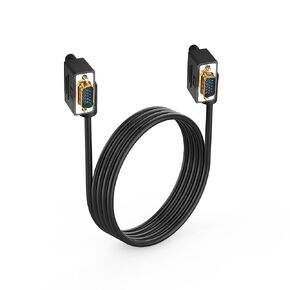 PNGKNYOCN 90 Degree VGA Cable,15 Pin Full HD 1080P Left Bend Angle VGA Male to Right Bend Angle VGA Male High Resolution Video Cord 1.5M (L/R)