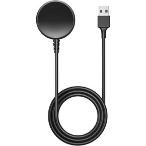 MoKo Charger Compatible with Samsung Galaxy Watch Ultra/Watch 7/Watch FE/Watch 6/6 Classic/Watch 5/5 Pro/4/4 Classic/3/Watch Active 2/1, Magnetic Charging Dock with 1M USB Charging Cable, B
