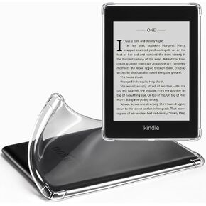 CoBak Clear Case for 6" Kindle Paperwhite (7th/6th/5th Gen - 2015/2013/2012 Released) Shockproof Ligthwheight Slim Soft TPU Back Cover-Clear
