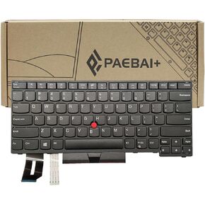 Replacement Laptop Keyboard for Lenovo ThinkPad T14 Gen1 T14 Gen2 P14S Gen1 P14s Gen2, Compatible SN20V43688 5N20V43760, with Pointer No Backlight US Layout