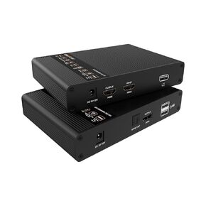 BZBGEAR 4K UHD HDMI and KVM Extender with Zero Latency up to 230ft Support HDR and ARC - BG-EXHKVM-70C