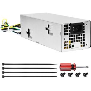 LXun H240ES-02 L240ES-00 B240AM-02 240W Power Supply Compatible with Dell OptiPlex 5050 3050 7050 Mini Tower J61WF F484X DK87P DW3M7 HT04K (4+6 Connector)