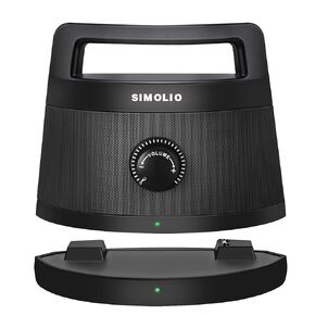 SIMOLIO Wireless Speakers for TV, Top-Grade Portable Clarifying Dialog TV Speaker for Seniors & Hard of Hearing & Elderly, Prime Wireless TV Speakers for Optimal TV Sound No Blaring TV Volume, Black