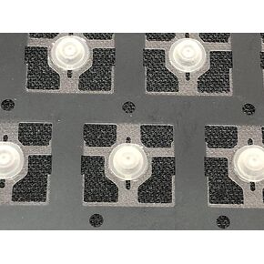 Replacement Keycap Numbers Letters Symbols Transparent Plastic Cup 2pcs for MacBook Pro A1425 A1502 A1398 for MacBook Air A1369 A1466 A1370 A1465 Keyboard