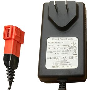 24 Volt 1A UL Listed Charger for Kids Ride On Cars, 24V Kids car Battery Replacement trax car SUV,peg perego, Electric Ride On Toys,Ride On Truck,Square Plug,Direct Charging of The Battery