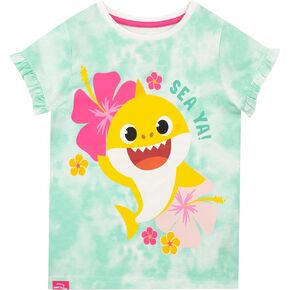 Pinkfong Girls T-Shirt Baby Shark Blue 18 M