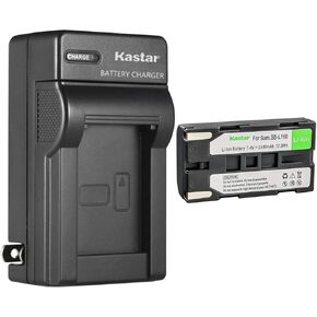 قطعة واحدة من بطارية SB-L160 وشاحن حائط تيار متردد من Kastar لهاتف Samsung VP-W80، VP-W80U، VP-W87، VP-W87D، VP-W90، VP-W95D، VP-W97، SC-L520، SC-L530، SC-L550، SC-L600، SC-L610، SC-L630، SC-L650 in Kuwait