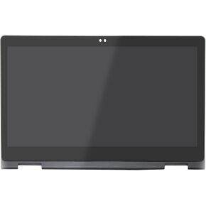 LCDOLED Replacement 13.3 inches B133HAB01.0 NV133FHM-A11 FullHD LCD Display Touch Screen Digitizer Assembly with Bezel for Dell Inspiron 13 5368 i5368 5378 i5378 5379 i5379 CD3Q3C2 (2D Webcam Holes)