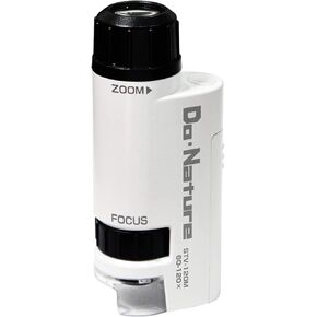 Kenko Microscope Do.Nature STV-120M 60x-120x Zoom, Equipped with LED Light, Handheld and Small Design, 300664