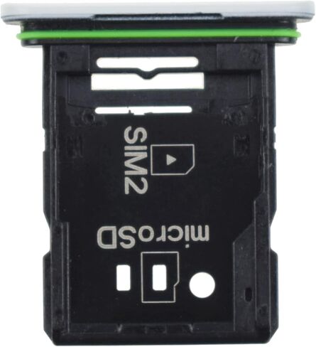 Dual SIM Card Tray for Sony Xperia 10 III SO-52B SIM Card Holder for SO-52B SIM Card Slot Replacement for SOG04 XQ-BT52 White in Saudi Arabia
