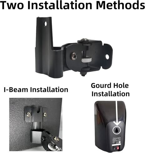 دعامات تثبيت على الحائط لمكبر الصوت العالمي، عبوتان قابلتان للتعديل على الحائط المعدني الأسود لمكبرات الصوت الصغيرة، ومكبرات صوت رف الكتب، وحامل مكبرات صوت نظام الصوت المحيطي - يدعم ما يصل إلى 40 رطلاً، والدوران والإمالة in Kuwait