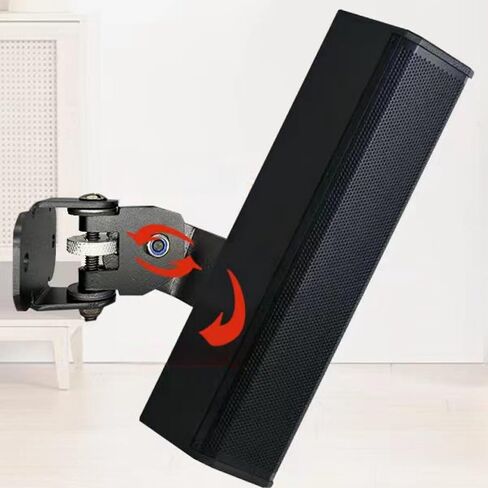 دعامات تثبيت على الحائط لمكبر الصوت العالمي، عبوتان قابلتان للتعديل على الحائط المعدني الأسود لمكبرات الصوت الصغيرة، ومكبرات صوت رف الكتب، وحامل مكبرات صوت نظام الصوت المحيطي - يدعم ما يصل إلى 40 رطلاً، والدوران والإمالة in Kuwait