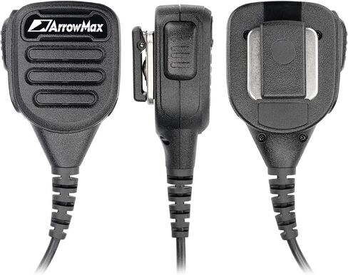 ميكروفون مكبر صوت على الكتف من Arrowmax APM280-M1 متوافق مع موتورولا CP200D CP100D R2 DEP450 BPR40D CP200 CP185 BPR40 Yaesu FT-65 FT-25 FT-4X/V in Kuwait
