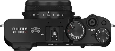 كاميرا FUJIFILM X100VI الرقمية (أسود) (16821913) + بطاقة 64 جيجابايت + قارئ بطاقات + حقيبة حمل + محفظة بطاقة ذاكرة + مجموعة أدوات التنظيف in Saudi Arabia